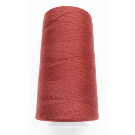Polyester Spun Sewing Thread 50 S/2 (140) color 379 - dark red brick/4500 Y