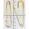 Safety Pin 75 mm gold/1 pc.