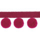 Pom pom trim PA-40 color 314 - raspberry/1 m