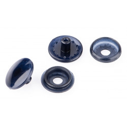 Plastic snap fasteners 15 mm black/20 pcs.