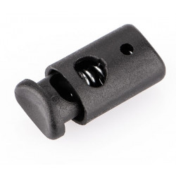 Plastikiniai ribotuvai virvutei art. 132 juodi/1 vnt.