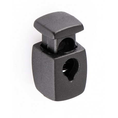 Plastic Stopper for Cord art. 118 black/1 pc.