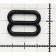 Reguliatoriai plastikiniai petnešėlėms, 10 mm, juodi/1 pora