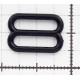 Reguliatoriai plastikiniai petnešėlėms, 12 mm, juodi/1 pora