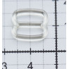 Reguliatoriai plastikiniai petnešėlėms, 10 mm, skaidrūs/R/100 vnt.