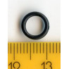 Bra plastic rings 6 mm black/100 pcs.