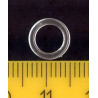 Bra plastic rings 6 mm transparent/100 pcs.