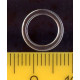 Bra plastic rings 8 mm transparent/100 pcs.