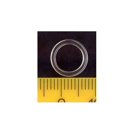 Bra plastic rings 8 mm transparent/100 pcs.