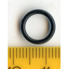 Žiedeliai petnešėlėms plastikiniai 8 mm juodi/100 vnt.