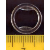Žiedeliai petnešėlėms plastikiniai 10 mm skaidrūs/100 vnt.