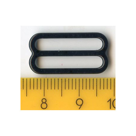 Bra metallic Adjuster 19 mm black/50 pcs.