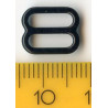 Reguliatoriai metaliniai petnešėlėms, 10 mm, juodi/50 vnt.