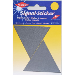 Reflective Signal-Sticker "Large Triangle" silver/2 pcs.
