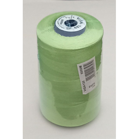 Universal Polyester Sewing Thread VIGA 120 5000 m color 0202 - light lime