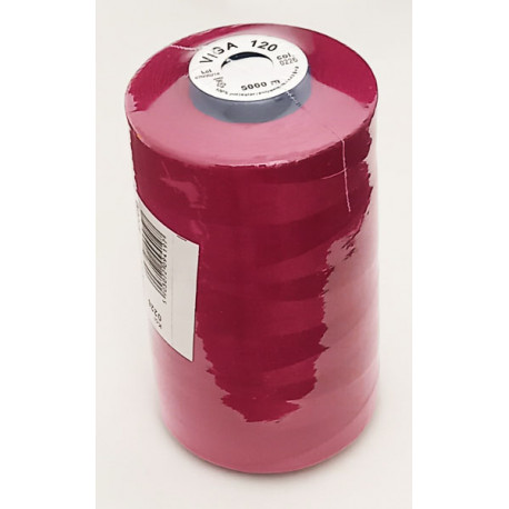 Universal Polyester Sewing Thread VIGA 120 5000 m color 0226 - dark red