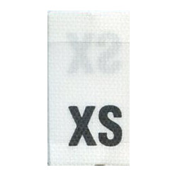 Sewing Clothing XS Size Labels, 200 pcs.