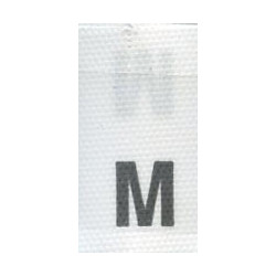 Įsiuvamos tekstilinės M dydžio etiketės, 200 vnt.