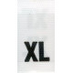Sewing Clothing XL Size Labels 200 pcs.