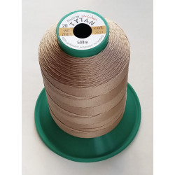 Polyester upholstery thread "Tytan 20 WR/600m" color 2537 - beige/1pc.