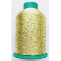 Metallized Threads for machine embroidery  "IRISMET", color 3998 - light gold/1000 m