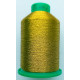 Metallized Threads for machine embroidery  "IRISMET", color 3997 - dark gold/1000 m
