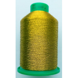 Metallized Threads for machine embroidery  "IRISMET", color 3997 - dark gold/1000 m