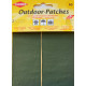 Self-adhesive waterproof patches 2 x 6.5cm x 12cm, 156cm2, olive green