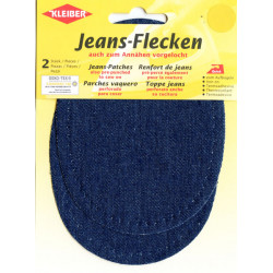 Jeans-Patches art.345-01 dark blue, 13 x 10 cm/2 pcs.