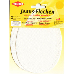 Jeans-Patches art.345-09 white, 13 x 10 cm/2 pcs.