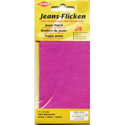 Jeans Patch art.342-18 pink, 17 cm x 15 cm
