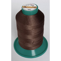Polyester upholstery thread "Tytan 20 WR/600m" color 2532 - dark brown/1pc.