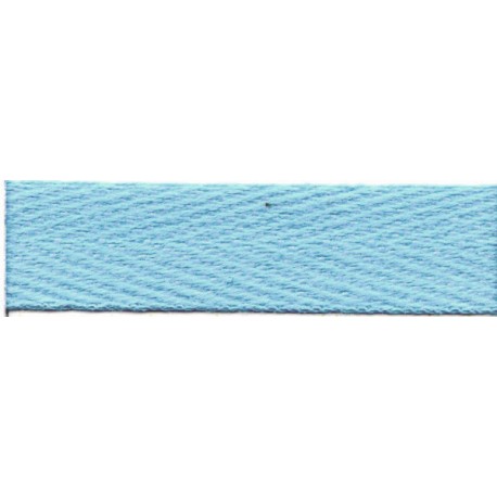Cotton Twill Tape art. 8131153 10 mm, color C1708-light turquoise/1 m