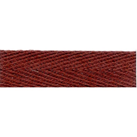 Cotton Twill Tape art. 8131153 10 mm, color C4941- brown/1 m