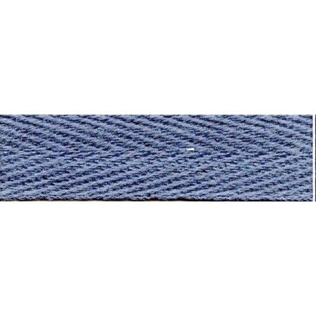 Cotton Twill Tape art. 8131153 10 mm, color C4052-bluish grey/1 m