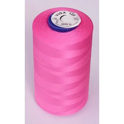 Universal Polyester Sewing Thread VIGA 120 5000 m color 0107 - pink