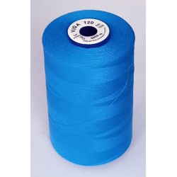Universal Polyester Sewing Thread VIGA 120 5000 m color 0264 - blue turquoise