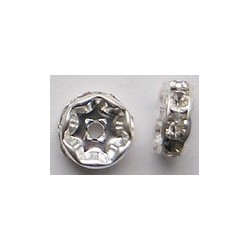7204 Rhinestone Rondelle Spacer Beads art.9106/7/1 pc.