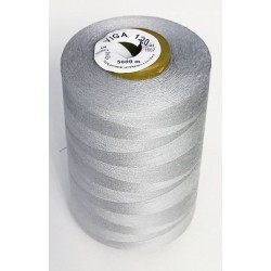 Universal Polyester Sewing Thread VIGA 120 5000 m color 1607 - grey