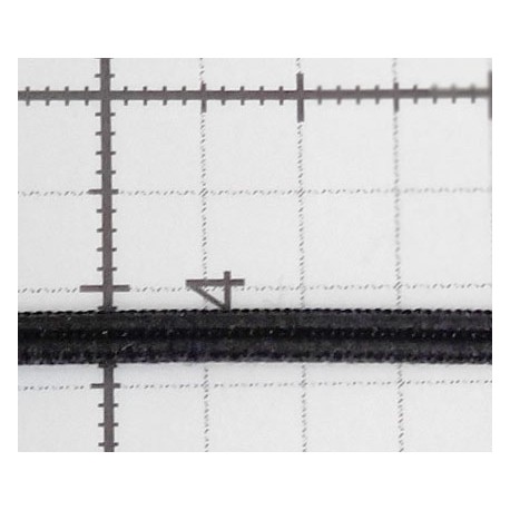 Polyester boning 3 mm black/1m