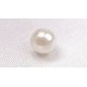 Plastic Round Riveting Beads 6mm, vanilla/50g, ~500pcs.