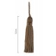 Tassel art. KY-02/55 mm, color PE-16/35-light brown/golden brown/1 pc.