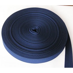 Cotton Twill Tape art. 8131153 20 mm, color 7705-navy blue/1 m