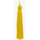 Tassels WP-90/64, 90 mm, color - yellow/1 pc.
