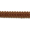 Rayon braid Trim TWB-09, color - light brown/1m