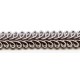 Rayon braid Trim TWB-09, color - silver gray/1m