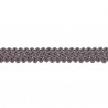 Rayon braid Trim TWB-09, color - dark gray/1m