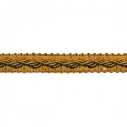 Rayon braid Trim TWB-12, color - light brown/1m