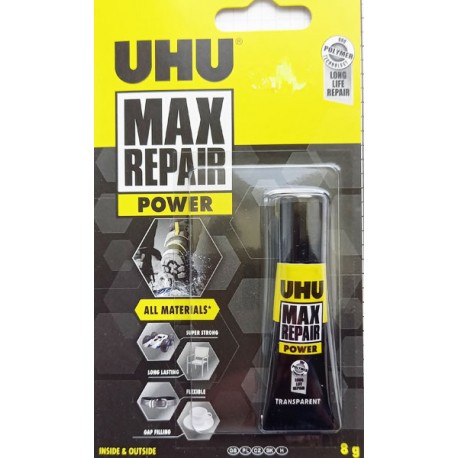 Klijai universalūs "UHU MAX REPAIR Power"/8g