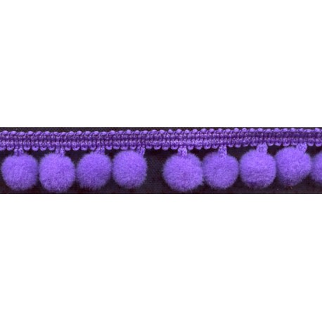 Pom pom trim PA-18, color 404 - violet/1 m